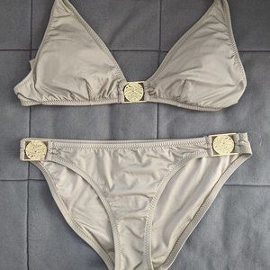 NWOT Trina Turk Taupe Jewel Bikini  Size 6